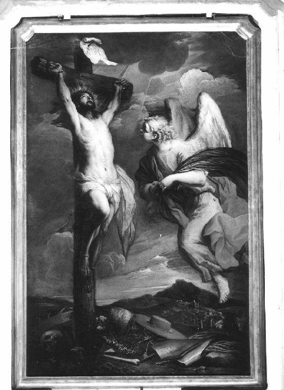 crocifissione (dipinto) di Magnasco Stefano (terzo quarto sec. XVII)