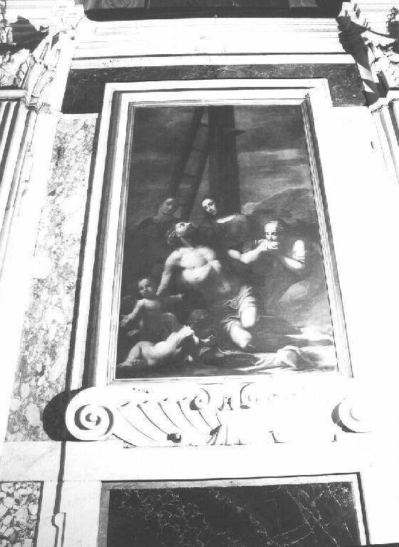 deposizione di Cristo dalla croce (dipinto) di Boni Giacomo Antonio (attribuito) (primo quarto sec. XVIII)