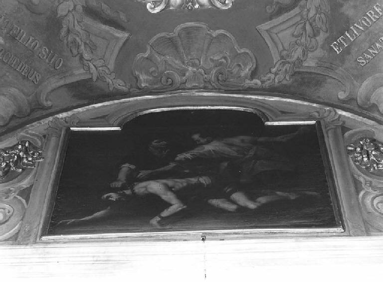 Cristo cade sotto la croce (dipinto) di Vaymer Giovanni Enrico (attribuito) (primo quarto sec. XVIII)
