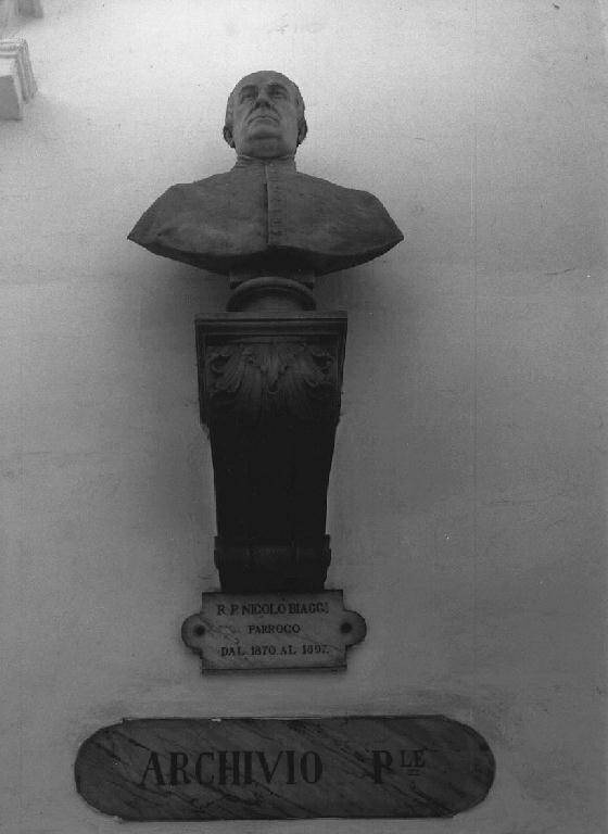 Padre Nicolò Biaggi (busto) di Capurro Pietro (inizio sec. XX)