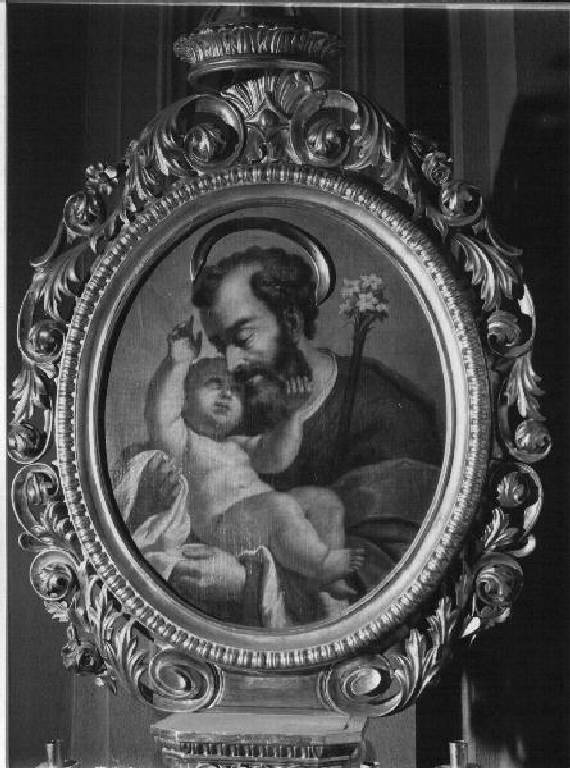 San Giuseppe e Gesù Bambino (dipinto) - ambito ligure (ultimo quarto sec. XIX)
