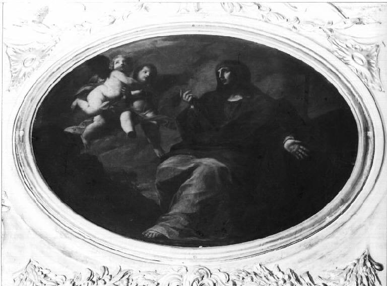 Santa Scolastica (?) (dipinto) di Dolci Carlo (cerchia) (sec. XVII)