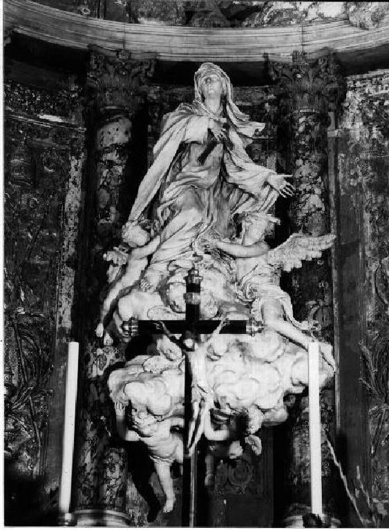 gloria di Santa Marta (statua) di Parodi Filippo (fine sec. XVII)