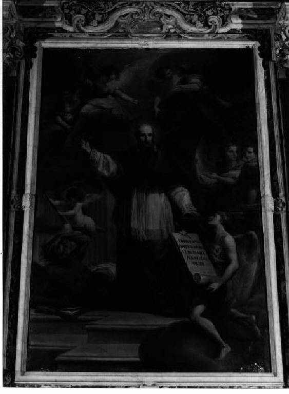 San Francesco di Sales (dipinto, elemento d'insieme) di Ratti Carlo Giuseppe (seconda metà sec. XVIII)