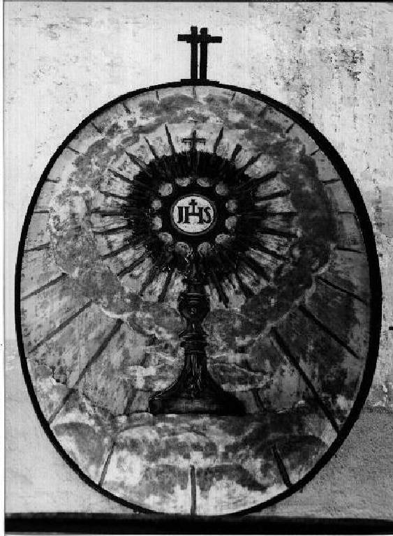 ostensorio (dipinto) - ambito ligure (prima metà sec. XIX)