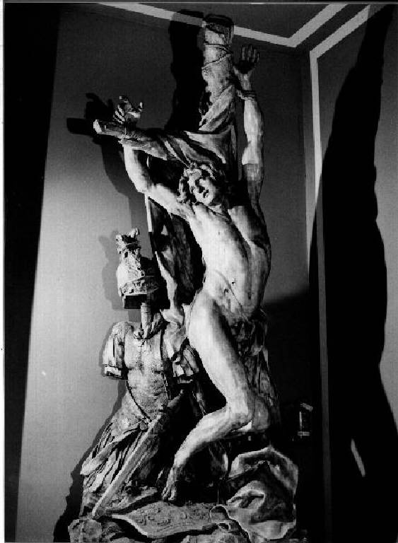 SAN SEBASTIANO (statua) - ambito ligure (sec. XIX)