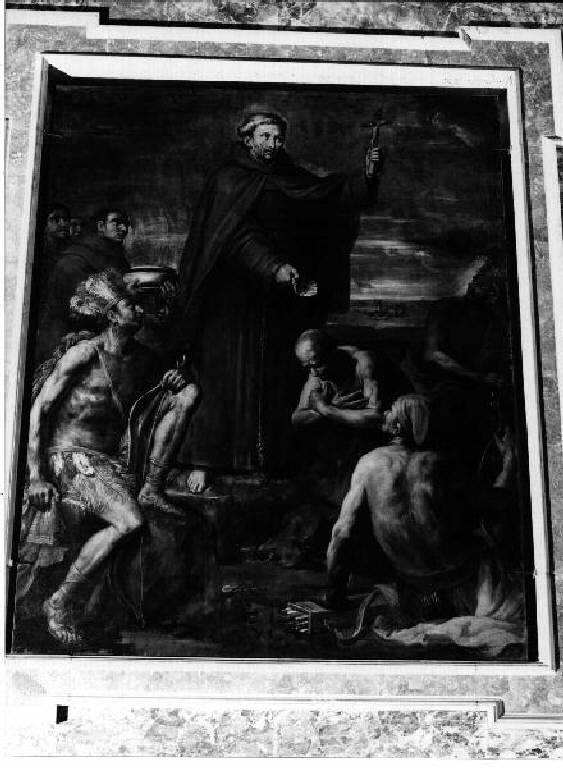 San Francesco Solano (dipinto) di Carlone Giovanni Battista (seconda metà sec. XVII)
