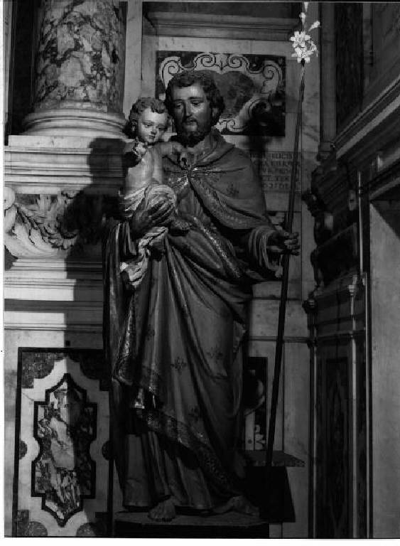 San Giuseppe (statua) di Rungaldier Giuseppe (prima metà sec. XX)