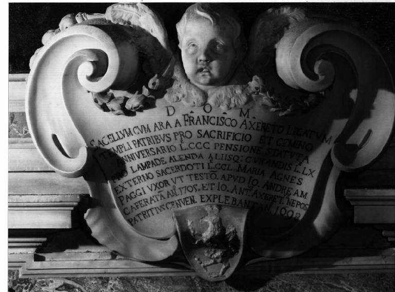 cartiglio - bottega genovese (fine sec. XVII)