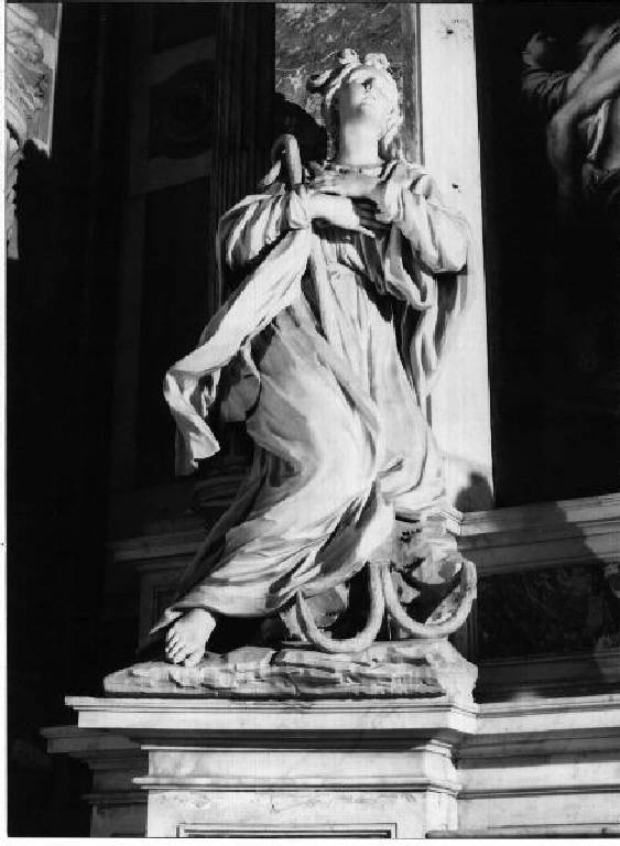 Speranza (statua, elemento d'insieme) di Ponsonelli Giacomo Antonio (secc. XVII/ XVIII)