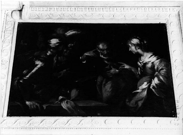 negazione di San Pietro (dipinto) di Strozzi Bernardo (primo quarto sec. XVII)