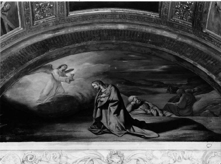 orazione di Cristo nell'orto di Getsemani (dipinto) di Isola Giuseppe (secondo quarto sec. XIX)