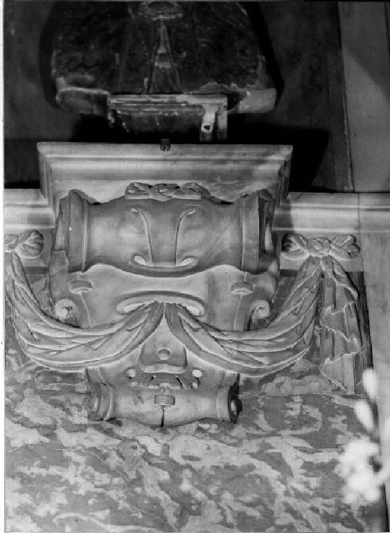 mensolone - bottega genovese (seconda metà sec. XVII)