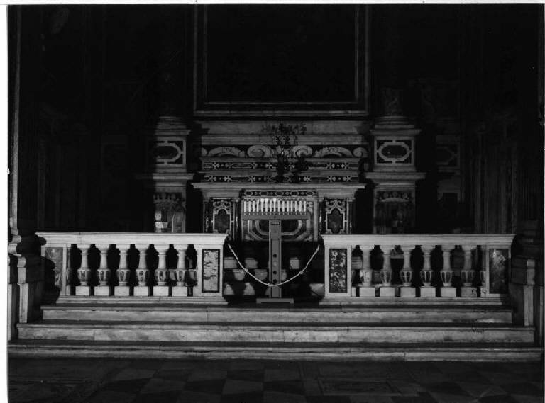 balaustrata - bottega genovese (seconda metà sec. XVII)