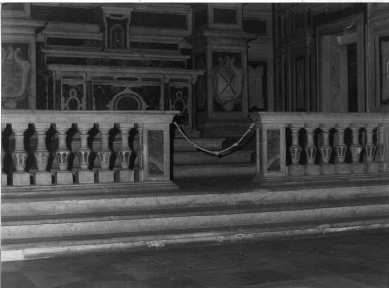 balaustrata - bottega genovese (seconda metà sec. XVIII)