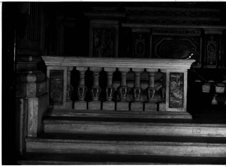 balaustrata - bottega genovese (secc. XVII/ XVIII, sec. XX)