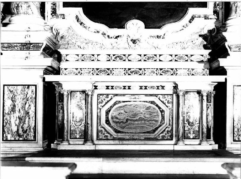 paliotto - bottega genovese (primo quarto, metà sec. XIX, sec. XX)