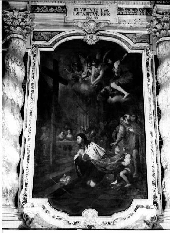 San Luigi dei Francesi (dipinto) di Carbone Giovanni Bernardo (terzo quarto sec. XVII)