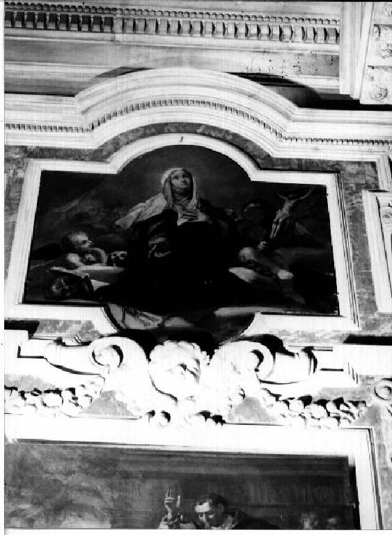 Santa Rosa da Viterbo (dipinto) di Carlone Giovanni Andrea (ultimo quarto sec. XVII)