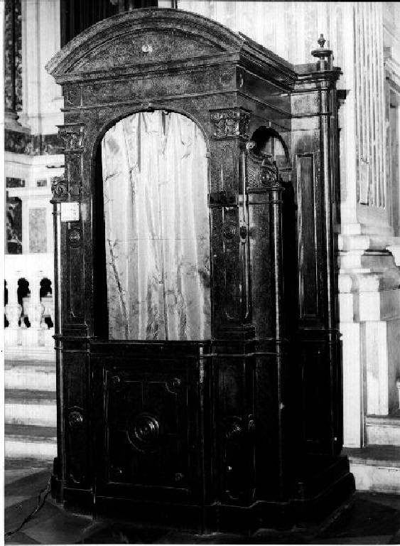 confessionale - bottega genovese (seconda metà sec. XVIII)