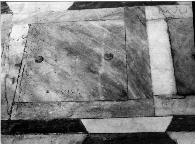 lapide tombale - bottega genovese (metà sec. XVII)