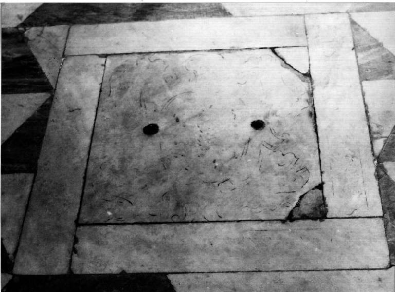 lapide tombale - bottega genovese (sec. XVII)