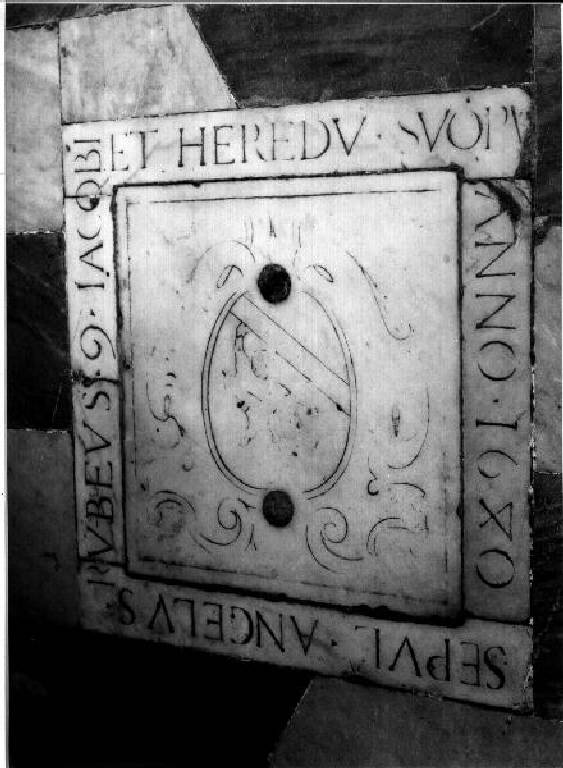 stemma (lapide tombale) - bottega genovese (inizio sec. XVII)