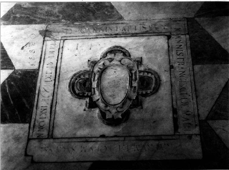 stemma (lapide tombale) - bottega genovese (ultimo quarto sec. XVII)