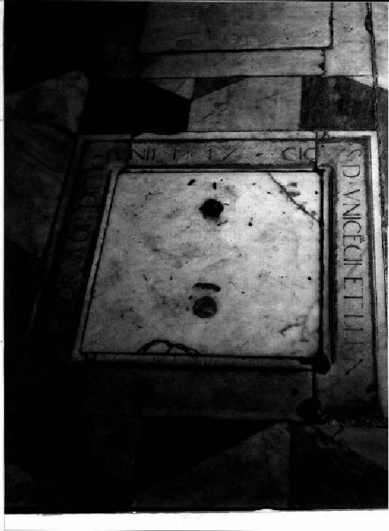 lapide tombale - bottega genovese (secondo quarto sec. XVII)