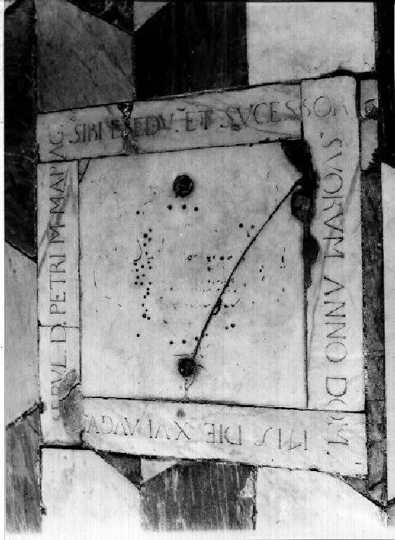 lapide tombale - bottega genovese (prima metà sec. XVIII)