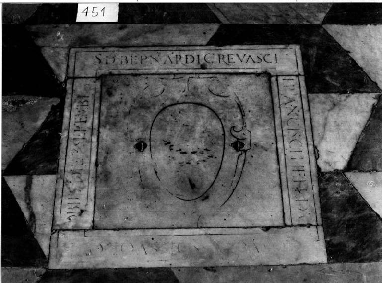 lapide tombale - bottega genovese (inizio sec. XVII)