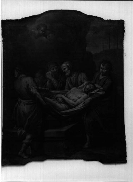 trasporto di Cristo al sepolcro (dipinto) di Badaracco Giovanni Raffaele (attribuito) (primo quarto sec. XVIII)
