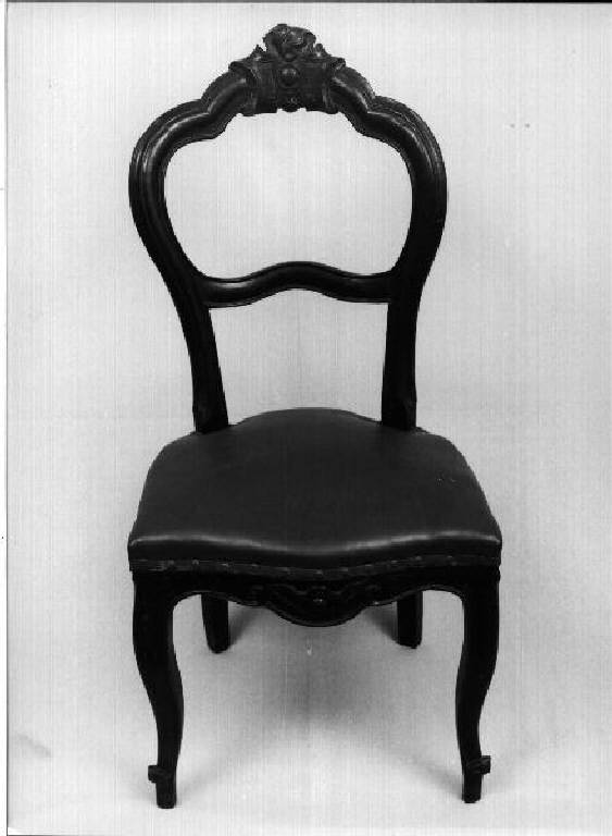 sedia - bottega genovese (fine/inizio, metà secc. XIX/ XX, sec. XX)