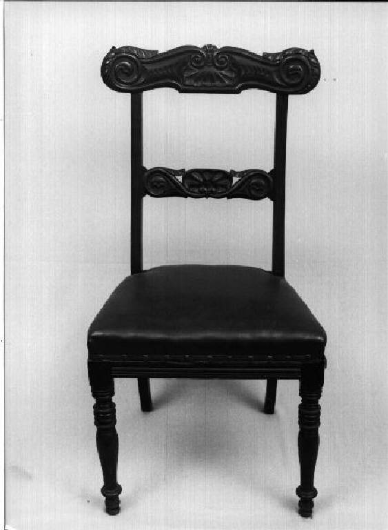 sedia - bottega genovese (fine/inizio, metà secc. XIX/ XX, sec. XX)