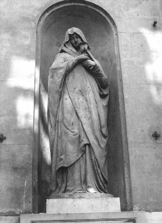 Fede, figura allegorica femminile (statua) di Traverso Nicolò Stefano (attribuito) (primo quarto sec. XIX)