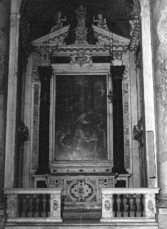 altare, elemento d'insieme di Orsolino Battista (attribuito) (fine/inizio secc. XVI/ XVII)