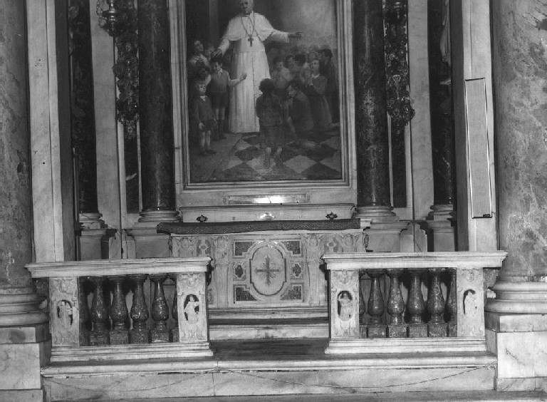 balaustrata di altare, elemento d'insieme di Carlone Taddeo (bottega) (primo quarto sec. XVII)