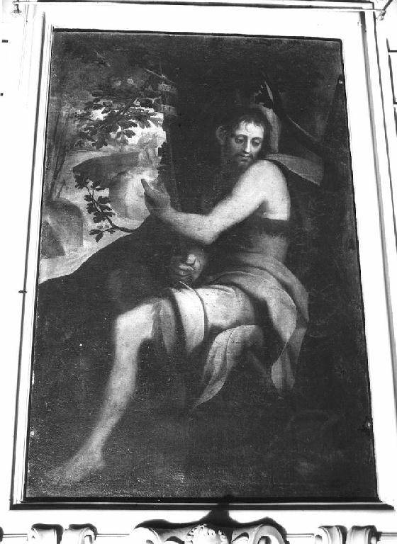 San Giovanni Battista (dipinto) di Semino Cesare (attribuito), Semino Alessandro (attribuito) (fine/inizio secc. XVI/ XVII)