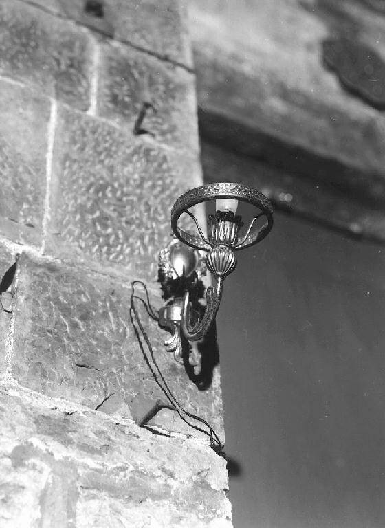 candeliere da parete - bottega ligure (primo quarto sec. XX)