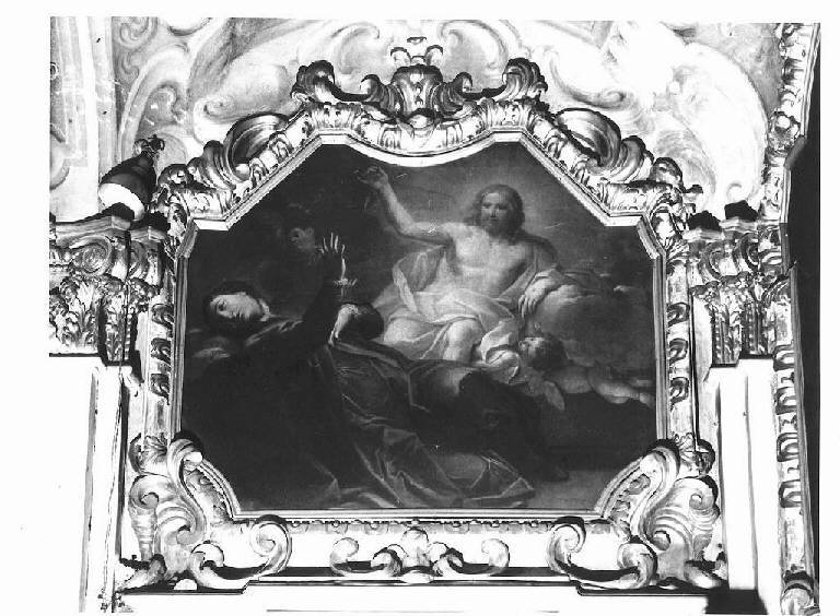 Santa Caterina da Genova colpita dall'amor divino (dipinto, ciclo) di Boni Giacomo Antonio (sec. XVIII)