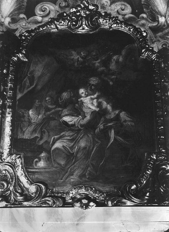nascita di Maria Vergine (dipinto, ciclo) di Boni Giacomo Antonio (primo quarto sec. XVIII)