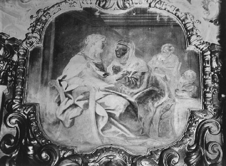 visitazione (dipinto, ciclo) di Boni Giacomo Antonio (primo quarto sec. XVIII)