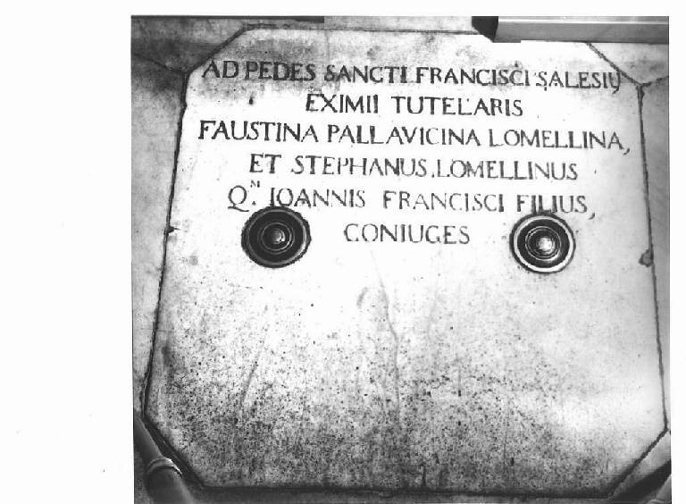 lastra tombale - ambito ligure (prima metà sec. XVIII)