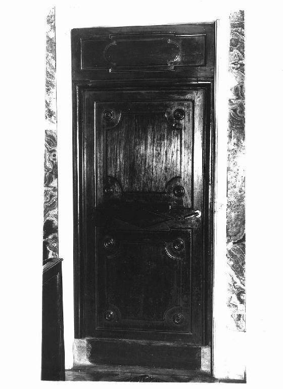 porta - ad un battente - bottega ligure (sec. XVIII)