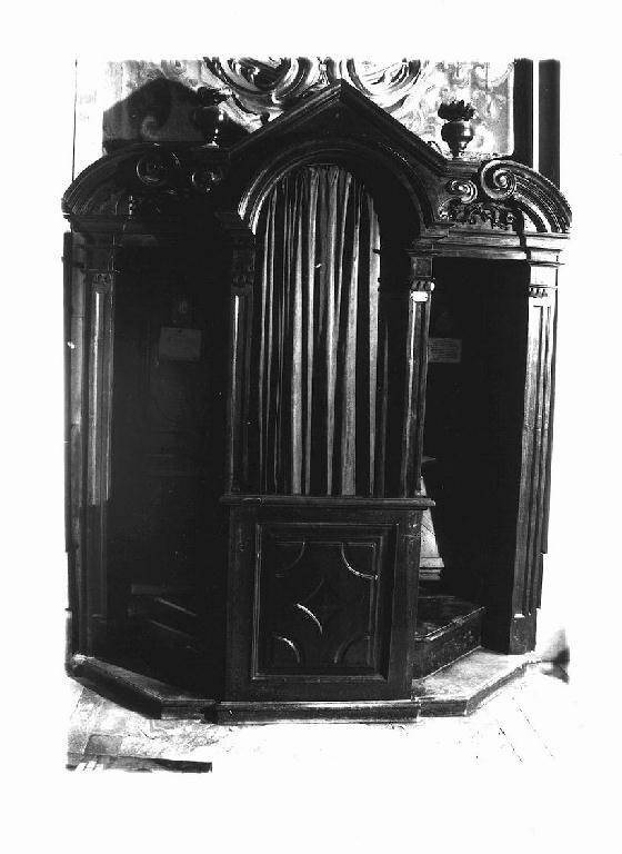 confessionale - bottega ligure (prima metà, prima metà sec. XVIII, sec. XVIII)