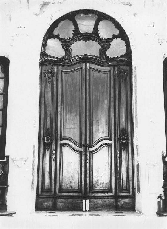 porta - a due battenti, serie - manifattura ligure, ambito ligure (metà sec. XVIII)