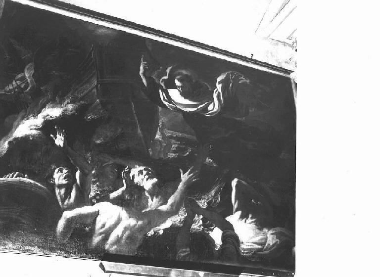 SANT'ANGELO SOCCORRE I NAUFRAGHI (dipinto, opera isolata) di Merano Giovanni Battista (attribuito) (sec. XVII)