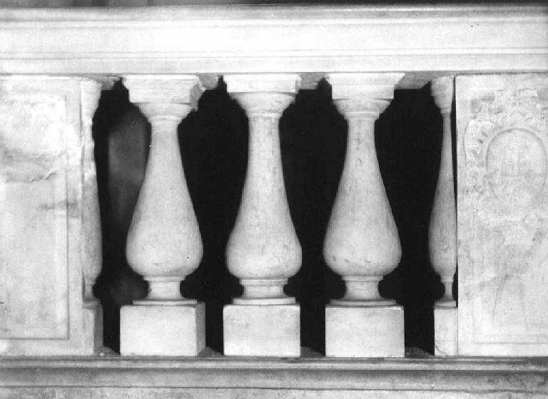 balaustrata, elemento d'insieme - ambito ligure (sec. XVII)