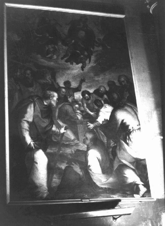 assunzione della Madonna (dipinto, opera isolata) di Paggi Giovanni Battista (fine sec. XVI)