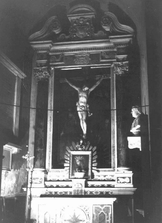 altare - ambito ligure (ultimo quarto, ultimo quarto sec. XVI, sec. XVII)